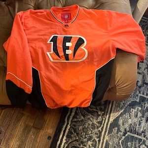 Bengals nylon pullover
